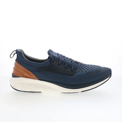 Johnston & Murphy 25-6599 Mens Blue Canvas Lace Up Lifestyle Sneakers Shoes