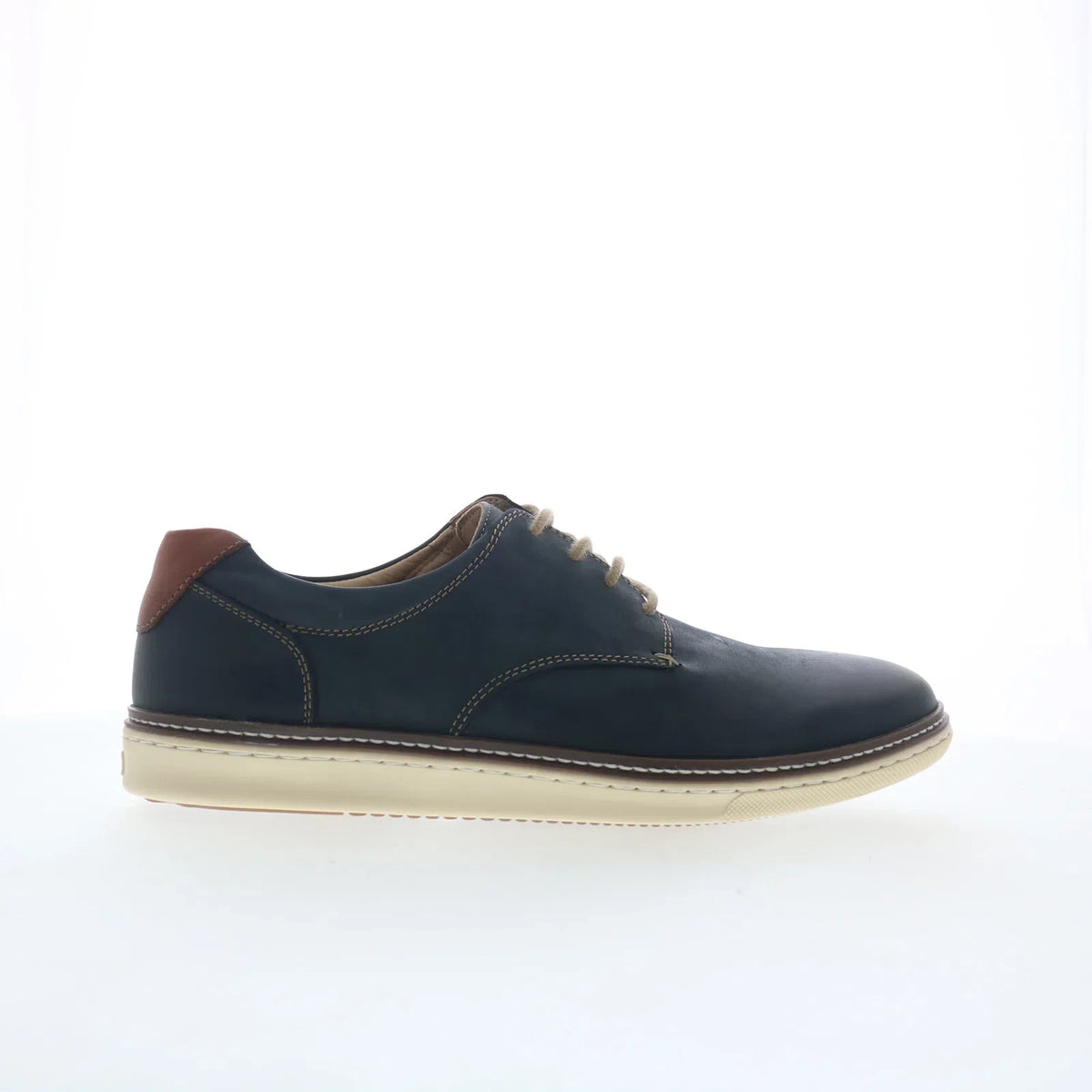 Johnston & Murphy 25-8359 Mens Blue Leather Lifestyle Sneakers Shoes