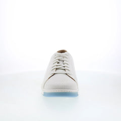 Johnston & Murphy 25-8518 Mens White Canvas Lace Up Lifestyle Sneakers Shoes