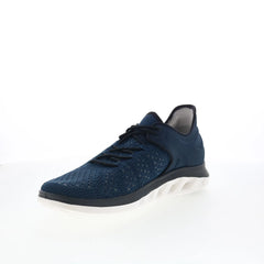 Johnston & Murphy 25-8917 Mens Blue Mesh Lace Up Lifestyle Sneakers Shoes