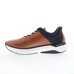 Johnston & Murphy 25-9630 Mens Brown Leather Lifestyle Sneakers Shoes
