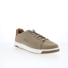 Johnston & Murphy 25-9766 Mens Green Canvas Lace Up Lifestyle Sneakers Shoes