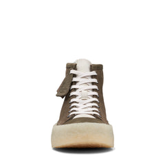 Clarks Caravan Mid 26167696 Mens Brown Suede Lifestyle Sneakers Shoes