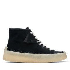 Clarks Caravan Mid 26167697 Mens Black Suede Lifestyle Sneakers Shoes