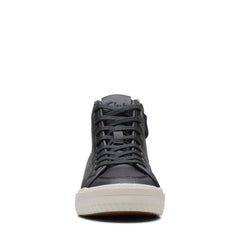 Clarks Roxby HI 26168328 Womens Black Leather Lifestyle Sneakers Shoes
