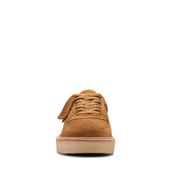 Clarks Sandford 26173373 Mens Brown Leather Lifestyle Sneakers Shoes