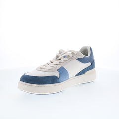 Clarks CourtLite Race 26176121 Mens Blue Leather Lifestyle Sneakers Shoes