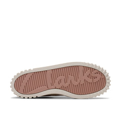 Clarks Mayhill Bay 26181206 Womens Pink Wide Lifestyle Sneakers Shoes