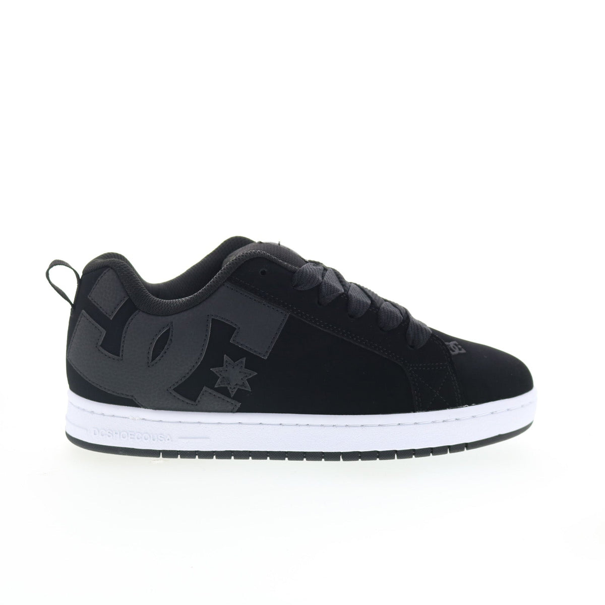 DC Court Graffik 300529-BLW Mens Black Nubuck Skate Inspired Sneakers Shoes