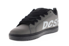 DC Court Graffik SE 300927-XSKS Mens Gray Skate Inspired Sneakers Shoes
