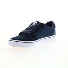 DC Anvil 303190-DNW Mens Blue Suede Lace Up Skate Inspired Sneakers Shoes