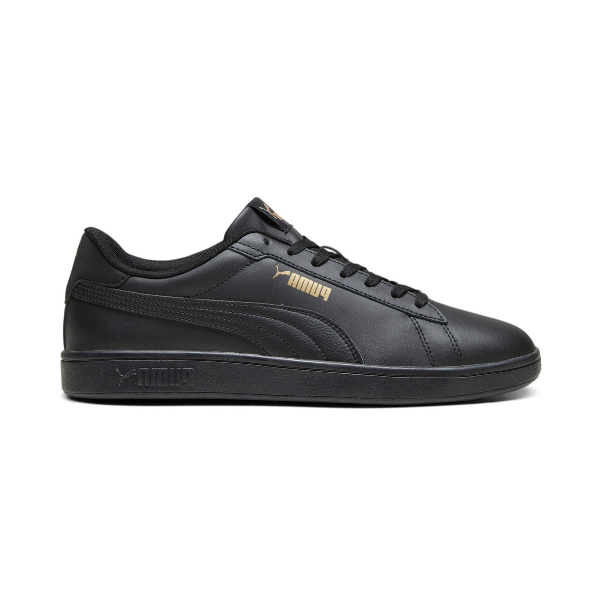 Puma Smash 3.0 L 39098710 Mens Black Leather Lifestyle Sneakers Shoes
