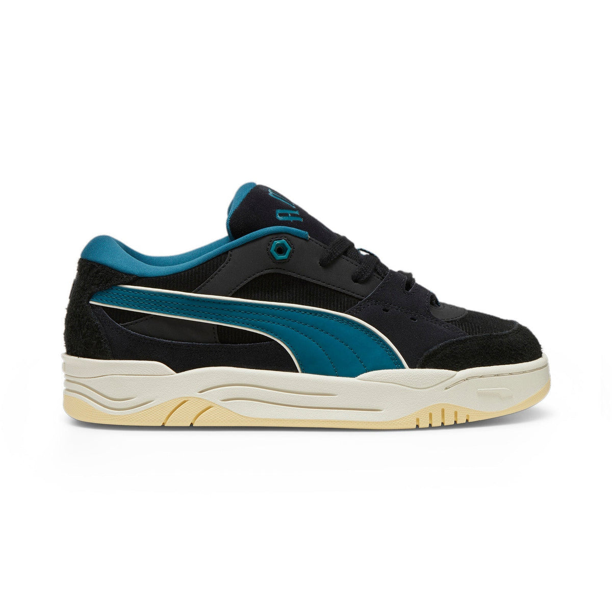 Puma-180 Play.Paris. 39841401 Mens Black Suede Lifestyle Sneakers Shoes