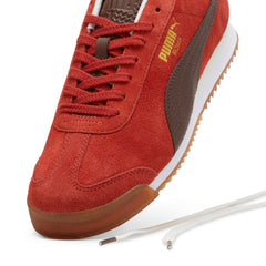 Puma Roma Suede 39863504 Mens Red Suede Lifestyle Sneakers Shoes