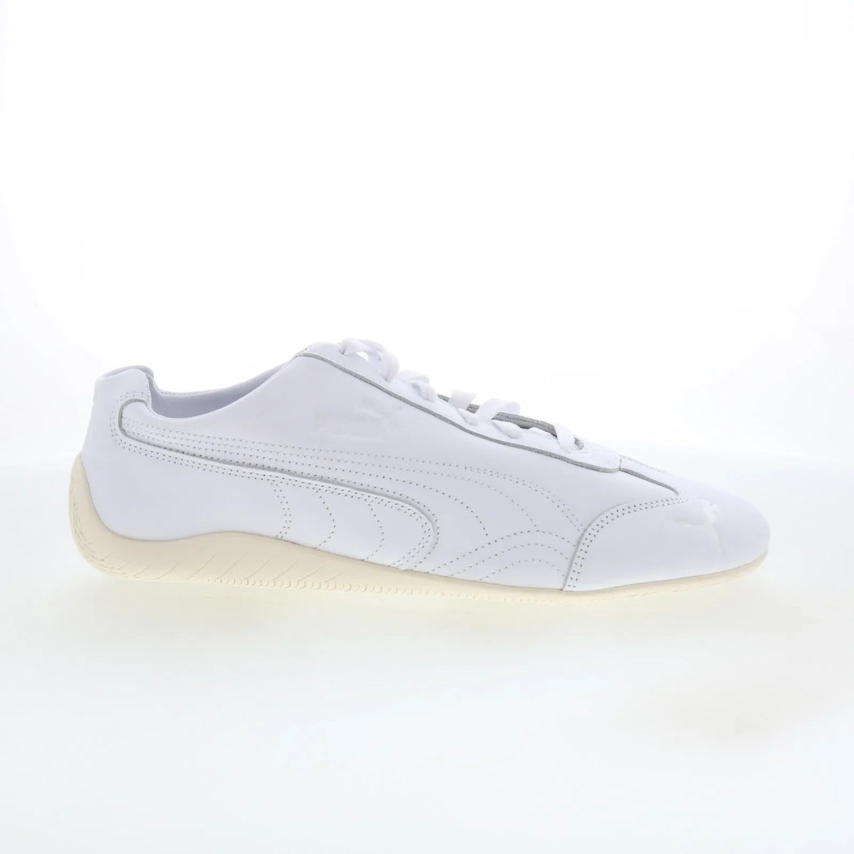 Puma Speedcat Decon 40769801 Mens White Leather Lifestyle Sneakers Shoes