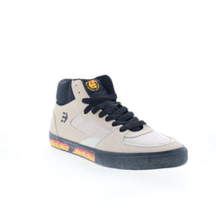 Etnies Screw Vulc Mid X Santa Cruz Mens Beige Skate Inspired Sneakers Shoes