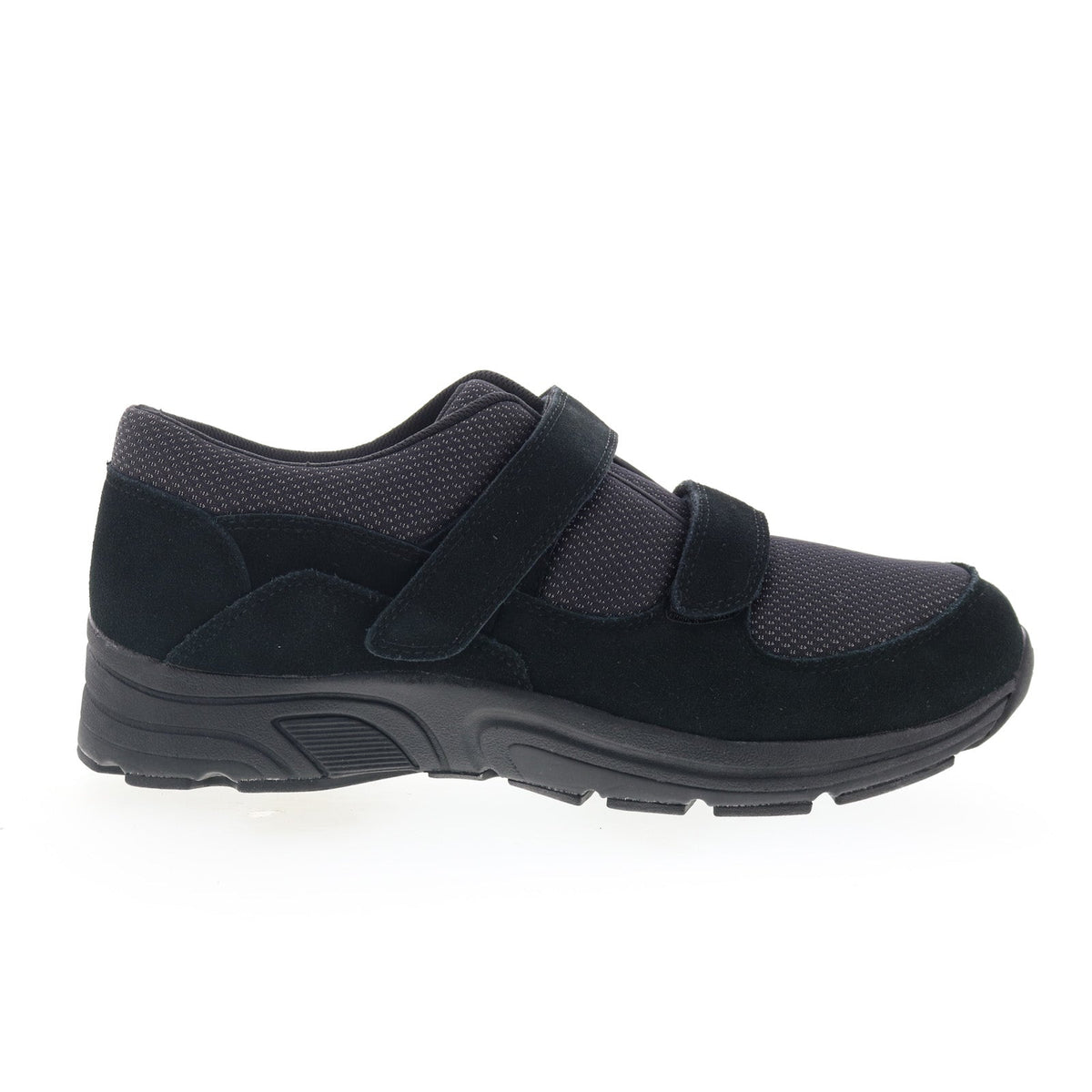Drew Win 44001-19 Mens Black Wide Suede Lifestyle Sneakers Shoes