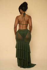ELENA SKIRT-IVY GREEN