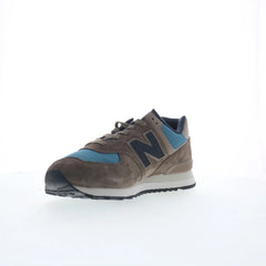 New Balance 574 U574SOB Mens Brown Suede Lace Up Lifestyle Sneakers Shoes