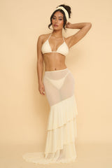 ELENA SKIRT-VANILLA