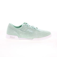 Fila Original Fitness Premium Womens Green Suede Lifestyle Sneakers Shoes