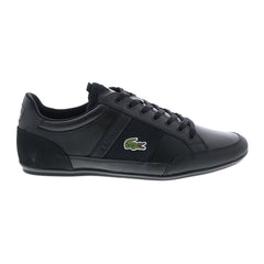 Lacoste Chaymon Bl 22 2 CMA Mens Black Leather Lifestyle Sneakers Shoes