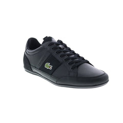 Lacoste Chaymon Bl 22 2 CMA Mens Black Leather Lifestyle Sneakers Shoes