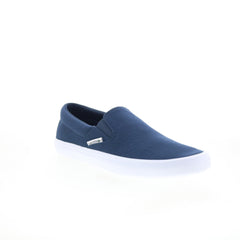 Lacoste Slip-On Base 224 1 CMA Mens Blue Canvas Lifestyle Sneakers Shoes