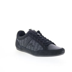 Lacoste Chaymon 125 2 CMA Mens Black Suede Lifestyle Sneakers Shoes
