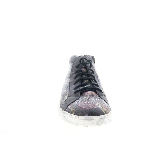 Think! Turna 84047-09 Womens Black Leather Lifestyle Sneakers Shoes