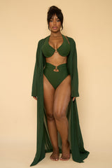 CLAUDIE KIMONO-IVY GREEN
