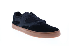 DC Kalis Vulc ADYS300569-KKG Mens Black Suede Skate Inspired Sneakers Shoes