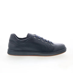 Di Bianco Arsoli Mens Blue Leather Lace Up Lifestyle Sneakers Shoes