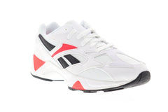 Reebok Aztrek 96 DV7249 Mens White Mesh Casual Low Top Lifestyle Sneakers Shoes