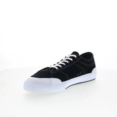 Lakai Conrad Elite Mens Black Suede Lace Up Skate Inspired Sneakers Shoes