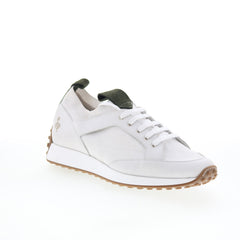 Pastori by Di Bianco Gratain Mens White Leather Lifestyle Sneakers Shoes