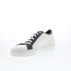 Pastori by Di Bianco Julius Mens White Leather Lifestyle Sneakers Shoes