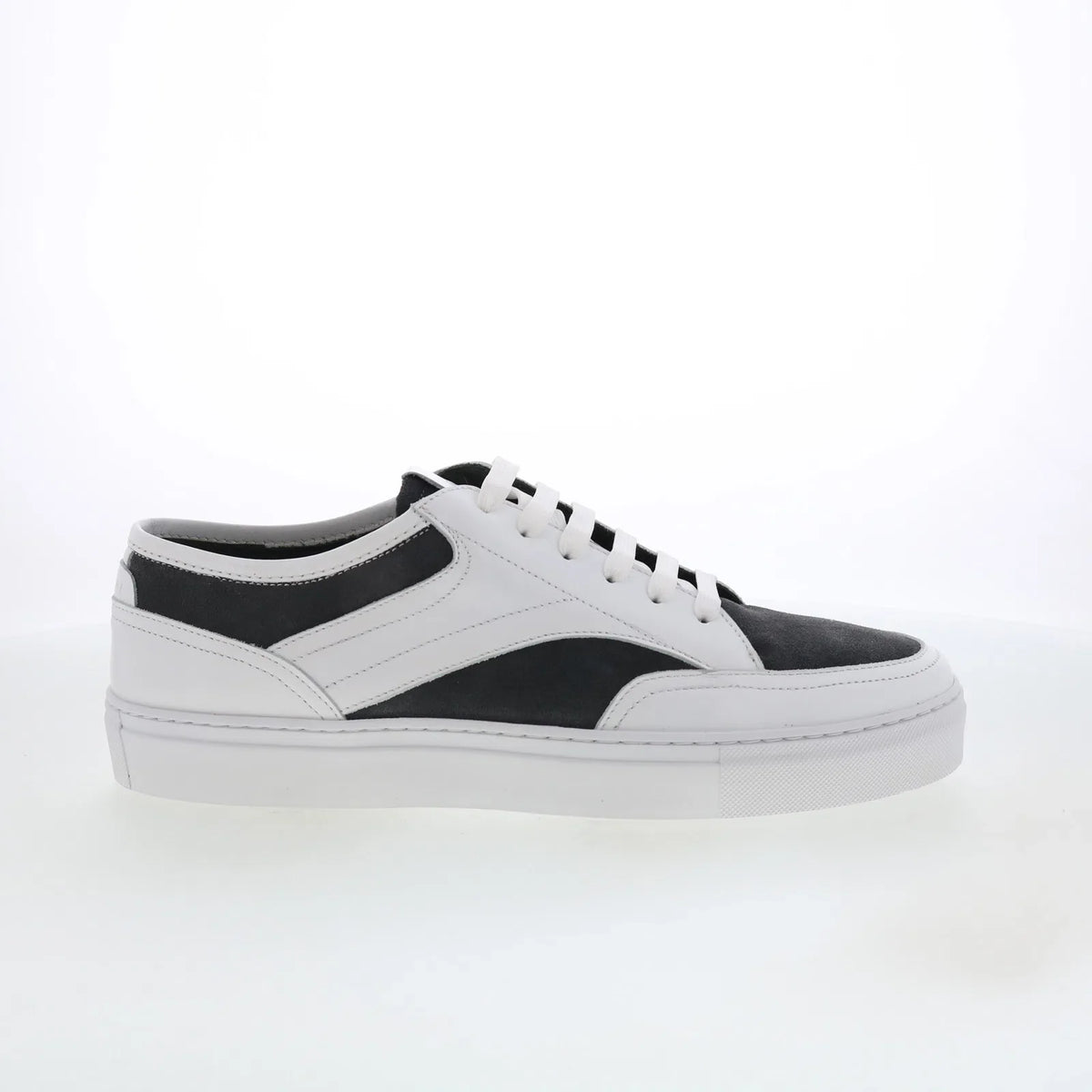 Pastori by Di Bianco Otho Mens White Leather Lace Up Lifestyle Sneakers Shoes