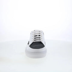 Pastori by Di Bianco Otho Mens White Leather Lace Up Lifestyle Sneakers Shoes