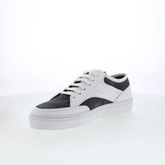 Pastori by Di Bianco Otho Mens White Leather Lace Up Lifestyle Sneakers Shoes