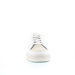 Pastori by Di Bianco Otho Mens White Leather Lifestyle Sneakers Shoes