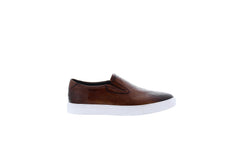Robert Graham Napa RG5555S Mens Brown Leather Lifestyle Sneakers Shoes