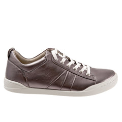Softwalk Athens S2051-033 Womens Gray Leather Lifestyle Sneakers Shoes