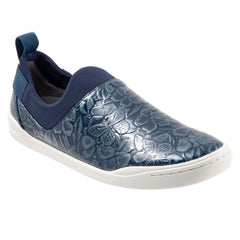 Softwalk Maya S2154-918 Womens Blue Leather Slip On Lifestyle Sneakers Shoes