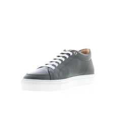 Pastori by Di Bianco Septimus Mens Green Leather Lifestyle Sneakers Shoes