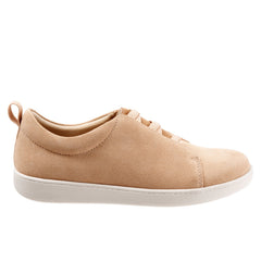 Trotters Avrille T2051-112 Womens Brown Leather Lifestyle Sneakers Shoes