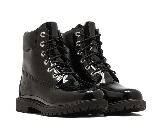 Timberland Premium 6 Inch Lace Up Waterproof "Black Patent Leather"