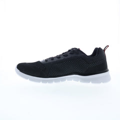 Avia Avi-Dive AA50075MBR Mens Black Mesh Lace Up Athletic Running Shoes
