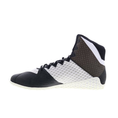 Adidas Mat Wizard 4 AC6974 Mens White Canvas Lace Up Athletic Wrestling Shoes