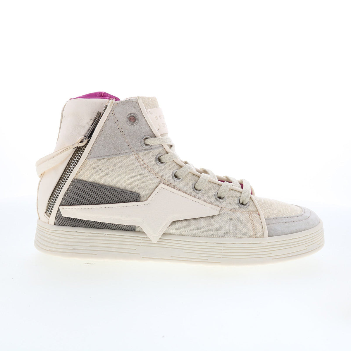 A.S. 98 Adler Womens Beige Leather Lace Up Lifestyle Sneakers Shoes